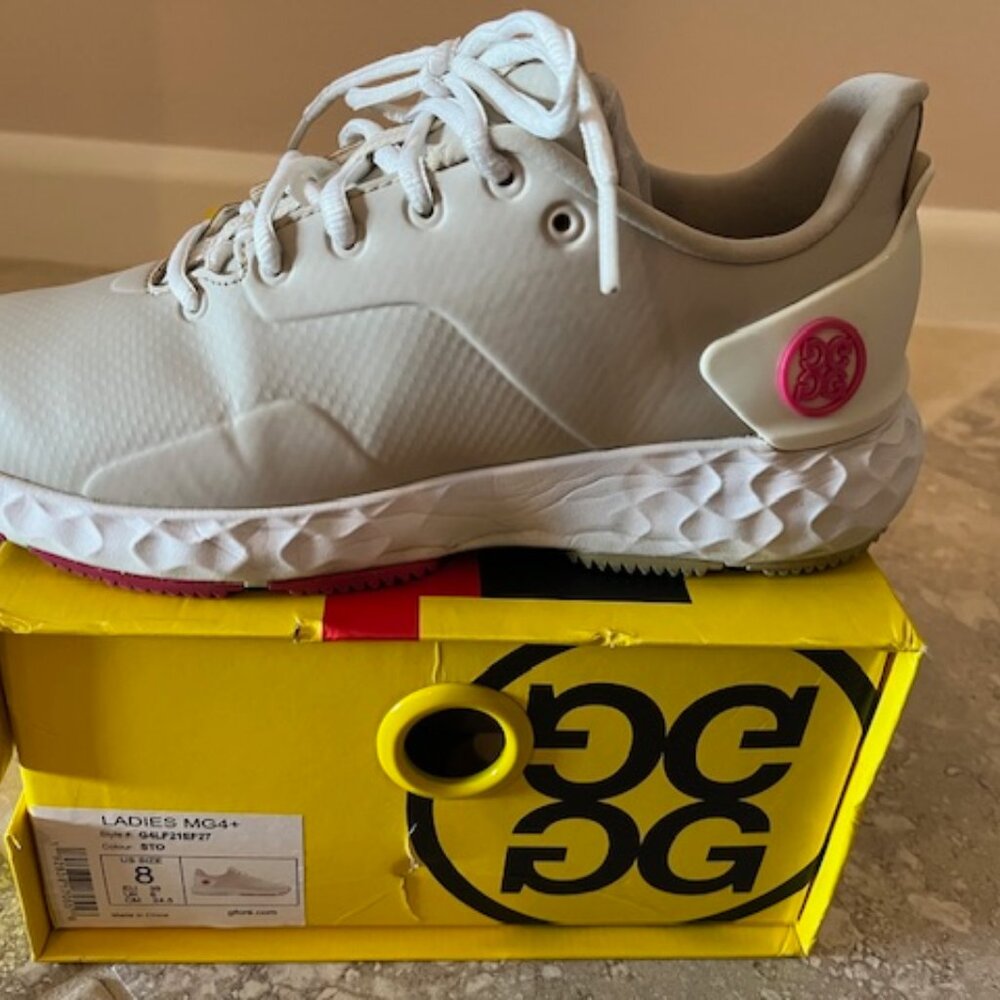 G/Fore Womens Golf Shoe, Size 8, Beige